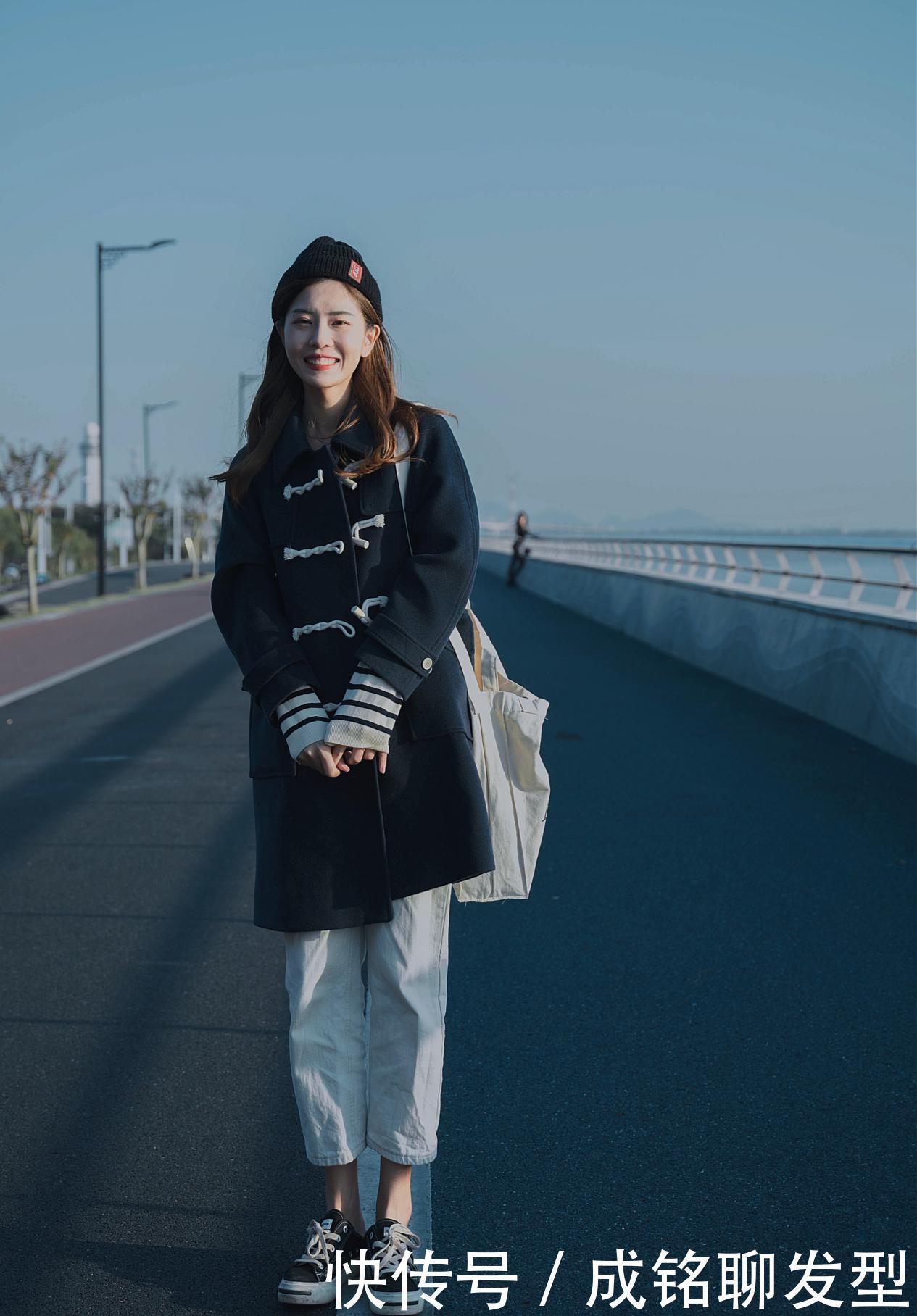 大衣|今年冬天“大衣+帆布鞋”火了,减龄休闲不挑人,时尚舒适又百搭