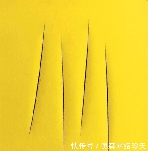 艺术|一刀封神!他在油画布上割了一刀,便成绘画大师,一幅画卖1