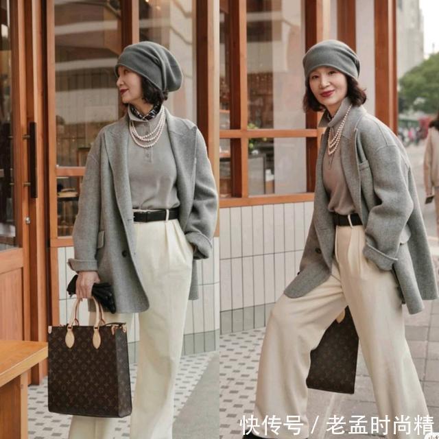 国风|光靠“上衣”就能脱颖而出?50岁女人的穿搭攻略,时髦不低调
