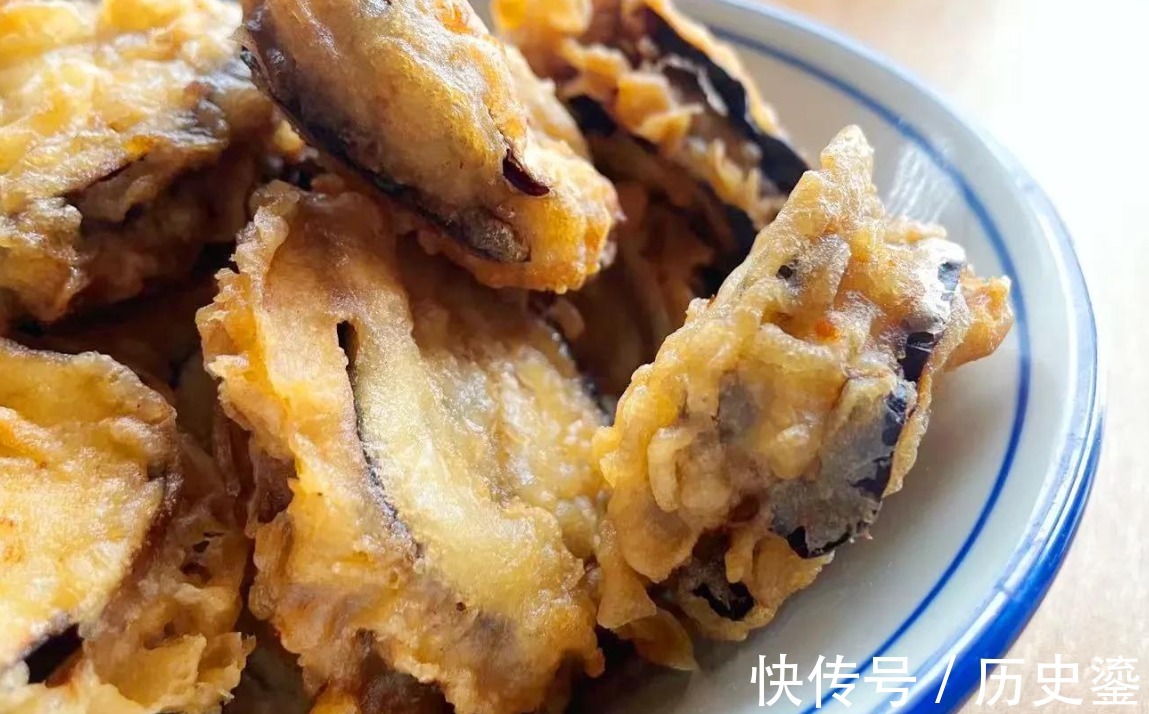 炸茄盒,面糊不能用水调,教你饭店秘制做法,外酥里嫩一咬掉渣
