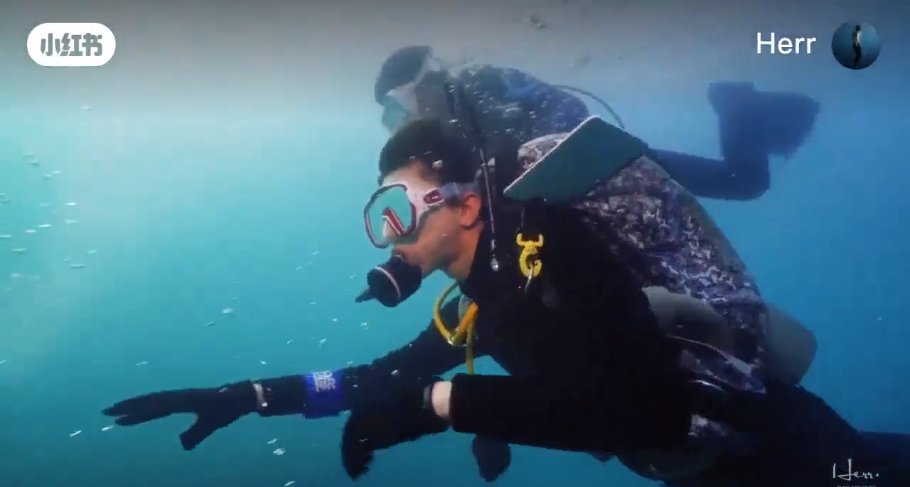 奔跑吧|210823 今日份治愈時刻 竟然還有沒見過的蔡徐坤三亞潛水視頻