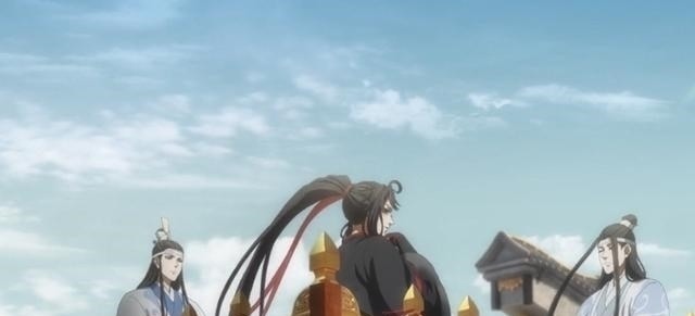 汪叽$《魔道祖师》抹额绑手好甜，蓝大心情很复杂，金凌帮羡羡说话！