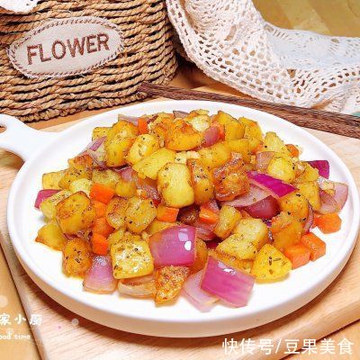 孜然洋葱炒土豆下饭界大哥大!看一眼就被馋哭