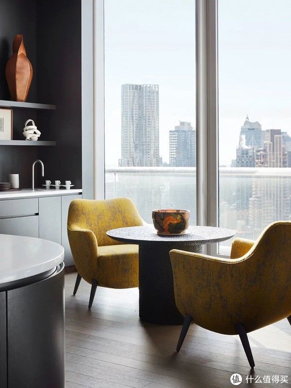 落地窗|大佬生活!买2套公寓打通,成豪华大平层,豪宅内景奢侈