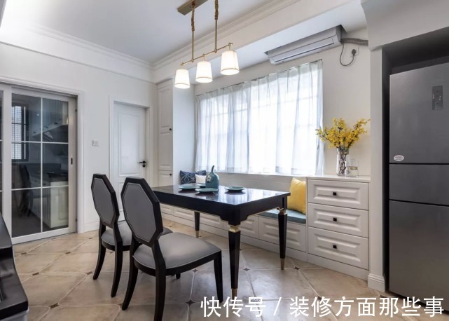 床头柜|74㎡现代美式风二居室,给予空间自然清新之风,让生活更富格调