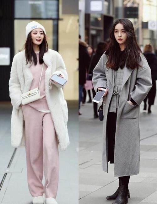 讲真，穿大衣就服街拍达人！她们的“大衣穿搭”，时髦高级又好看
