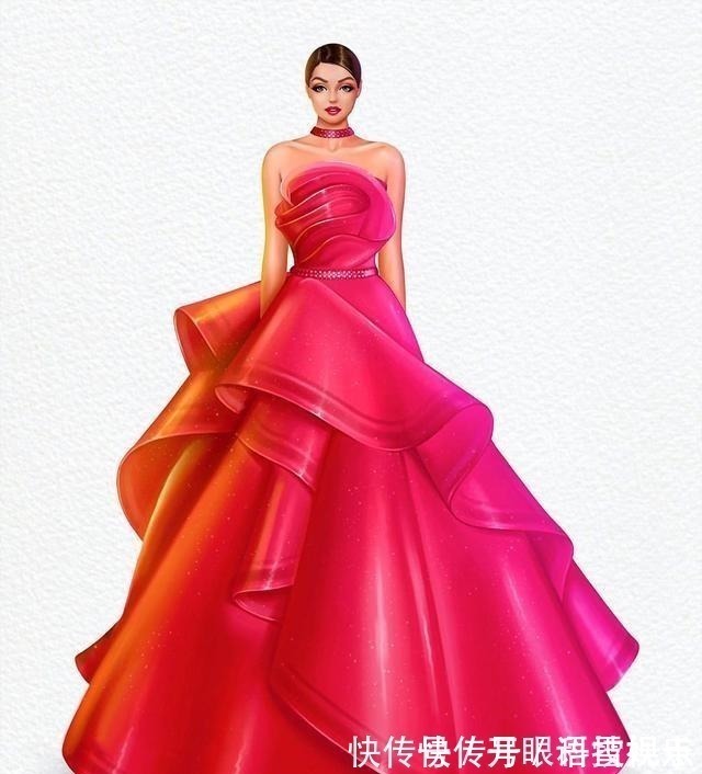 维多利亚#时光收集者的时装板绘,画出来的时尚风格录!