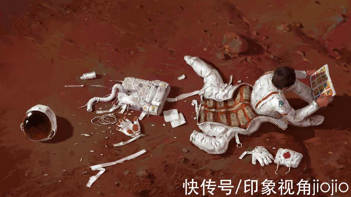 jiojio$粗犷笔触的CG插画艺术，每一幅画都很有故事感，色感超强