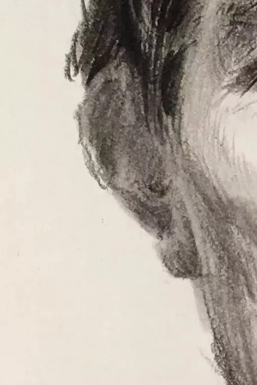 教程&素描教程|教你画一个长发沧桑男青年