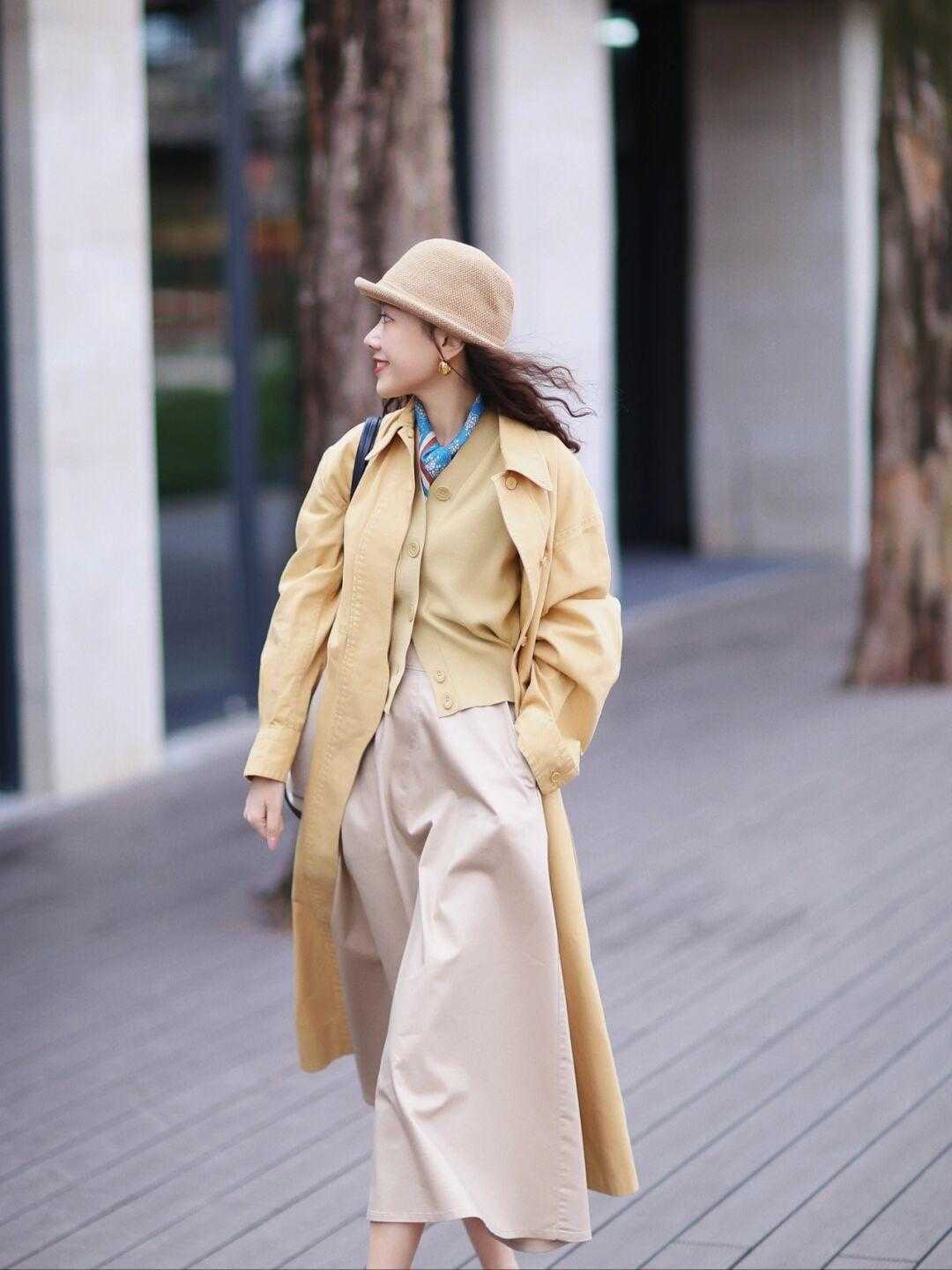 色系 上衣同色叠搭到底有多美?看完这四套穿搭就懂了,高级优雅