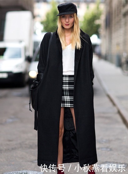 黑色大衣的经典搭配永远不过时,来看看“万能穿搭公式”!