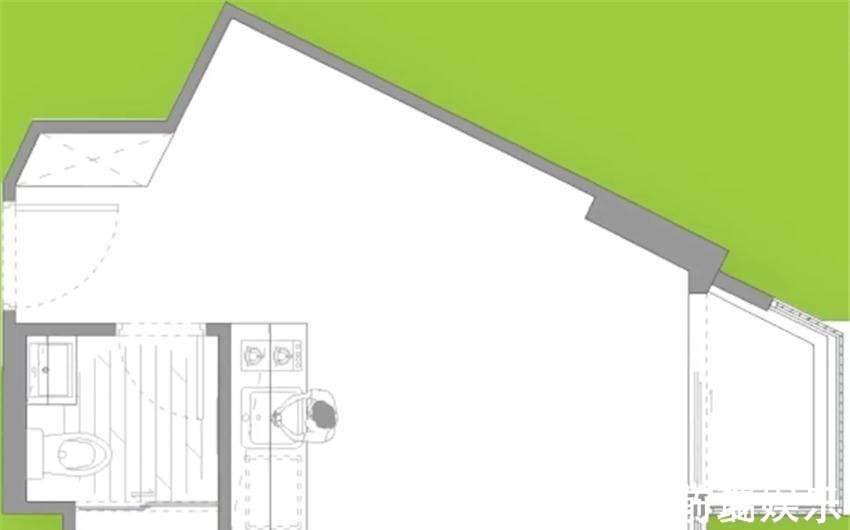 收纳|小两口买下21㎡婚房,巴掌大的家挤出“双客厅”,生活去繁从简