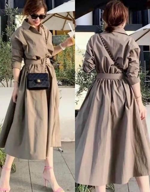 卡其色 女人不管多大，都要有一件“风衣”，百搭保暖，还很时尚