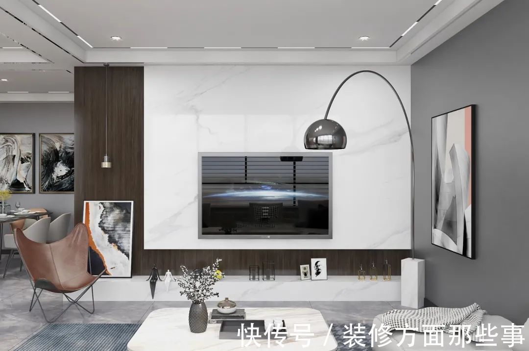 电视背景墙|拯救客厅空间格局,电视柜这样设计,撑起家居颜值半边天!