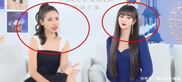 雪儿|孔雪儿参加直播活动,头围比主持人小一圈,生图“漫画脸”实锤了