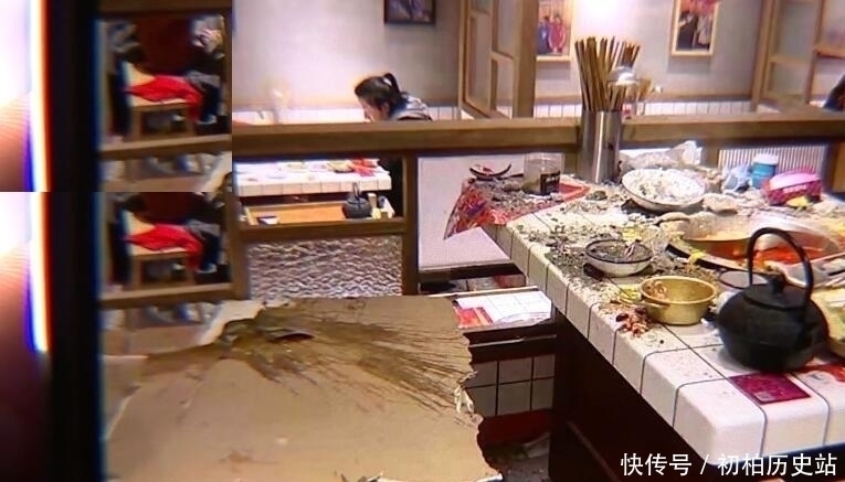 陈赫|陈赫火锅店事故现场:水泥掉下砸进锅内,热油泼得到处都是