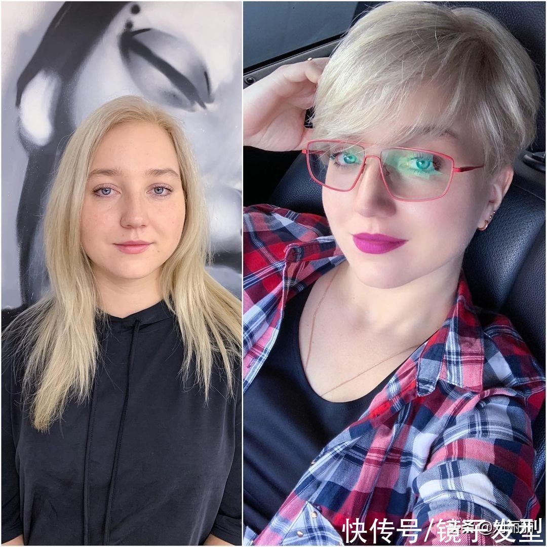 短发 换个发型,谁知变化这么大,美得就像换张脸