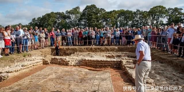 希波达米亚|英国出土1600年前马赛克壁画,石块上竟刻了5个简体汉字