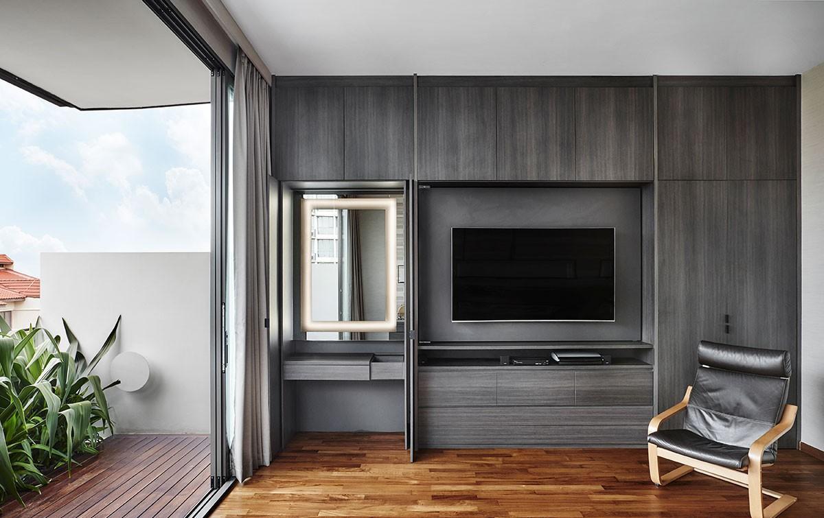 淋浴房|这套2层别墅抢尽风头,院子铺砖造景,高端清雅,自建别墅的榜样