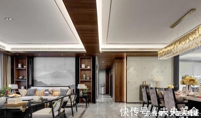 仪式感|270㎡大平层,新中式风格带来的仪式感和舒适感!