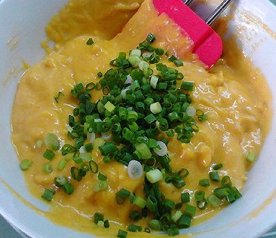 葱香方便面南瓜小蛋糕