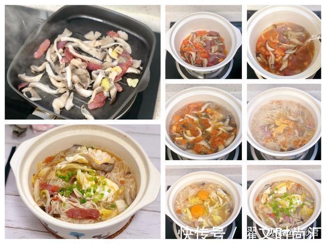 秀珍菇|5道早餐面，早起10分钟煮一碗，天冷吃着舒服，还花不了多少钱