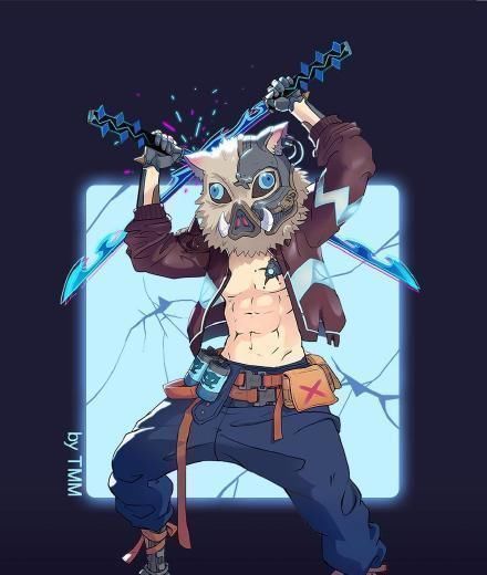 鬼灭之刃|鬼灭三美成朋克少女,蝶屋少女大变样,伊之助误入,网友表示太美