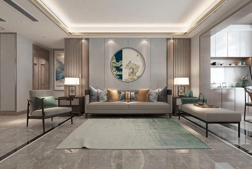 阳台|80后夫妻将新房装中式,仅阳台就被多人借鉴,高级灰的氛围太美了