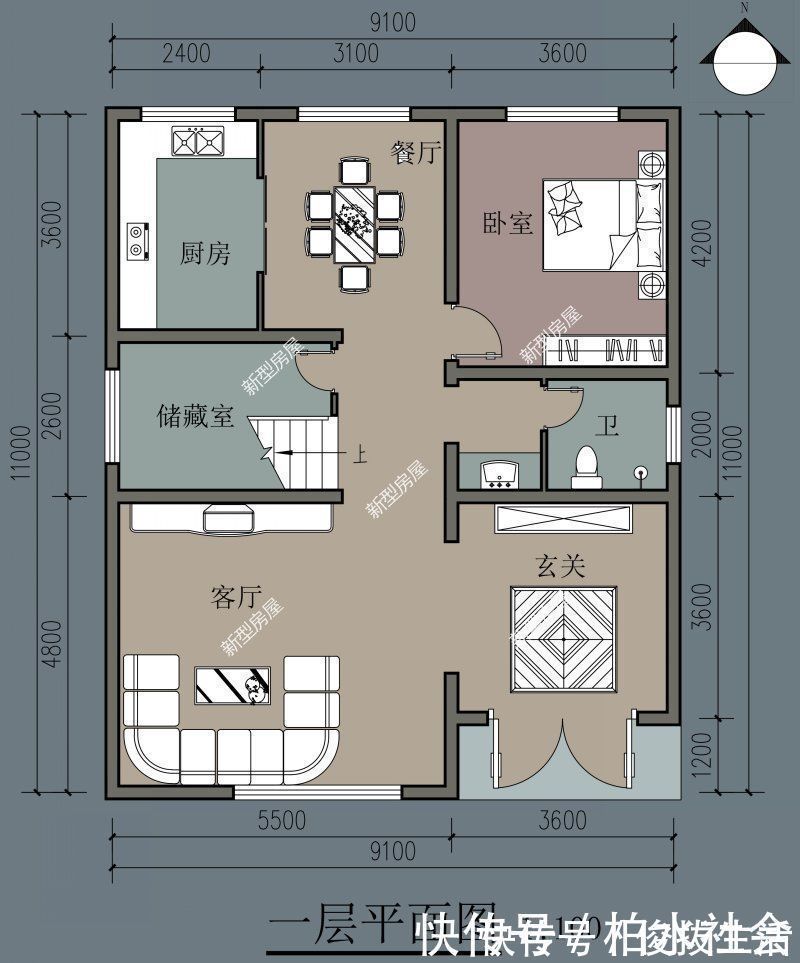 建筑面积|准备了20万回农村建房，这6套图纸，你们帮我看看哪套好
