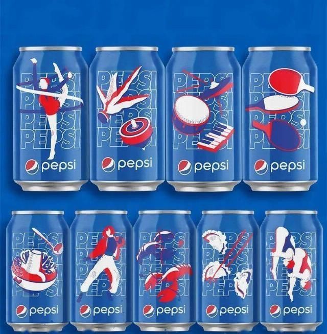 联名|百事可乐联名人民日报包装设计开启“热爱”模式