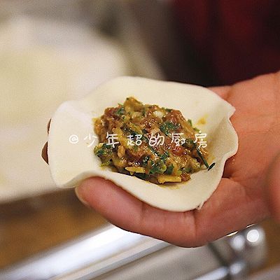  荠菜冬笋猪肉水饺