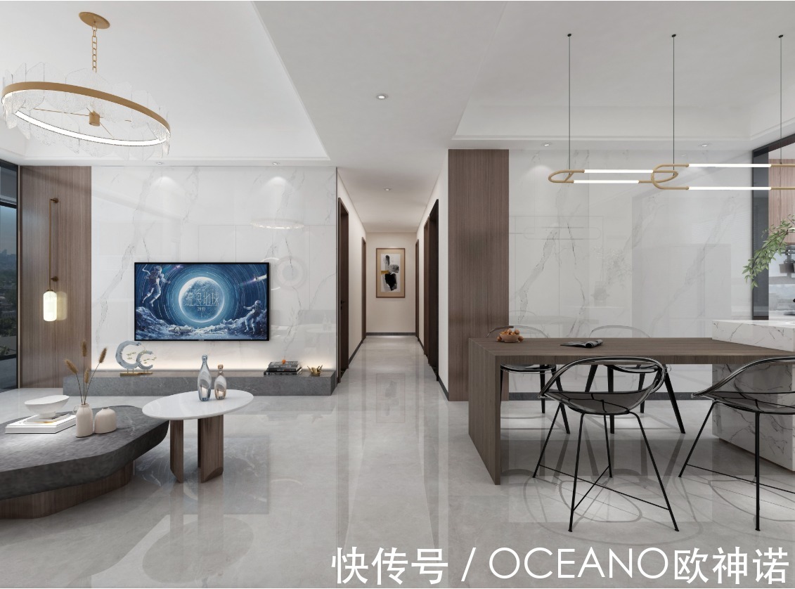 背景墙|118㎡的新中式,典雅韵味与现代简约的巧妙融合