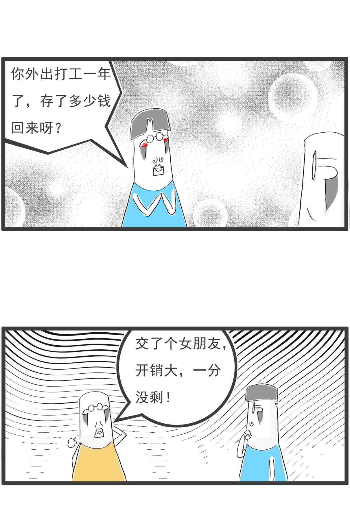 |搞笑漫画:资金问题