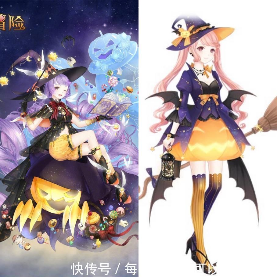 奇迹暖暖|奇迹暖暖:新万圣套像灰太狼?和3年前的它比,真是不要太良心