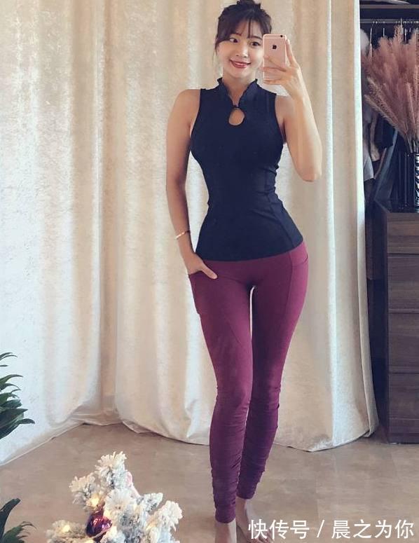 紧身裤 修身显瘦的打底裤,在视觉上显得个性潮流,展现女人的细腻柔美