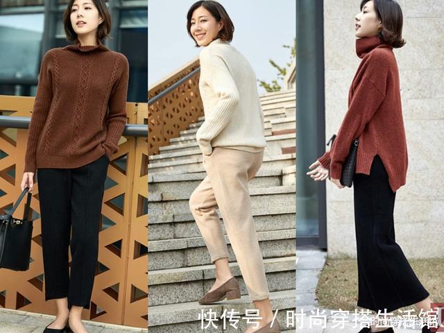 女人|优雅不分年龄,50、60岁女人冬天这样穿简约大方又气质,真美