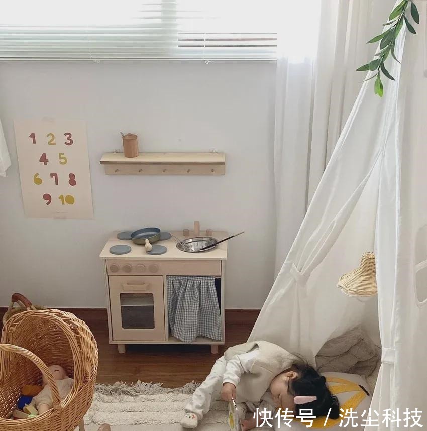 隔断|有书房还有游乐房,117㎡一家三口共享的家,是向往的生活氛围