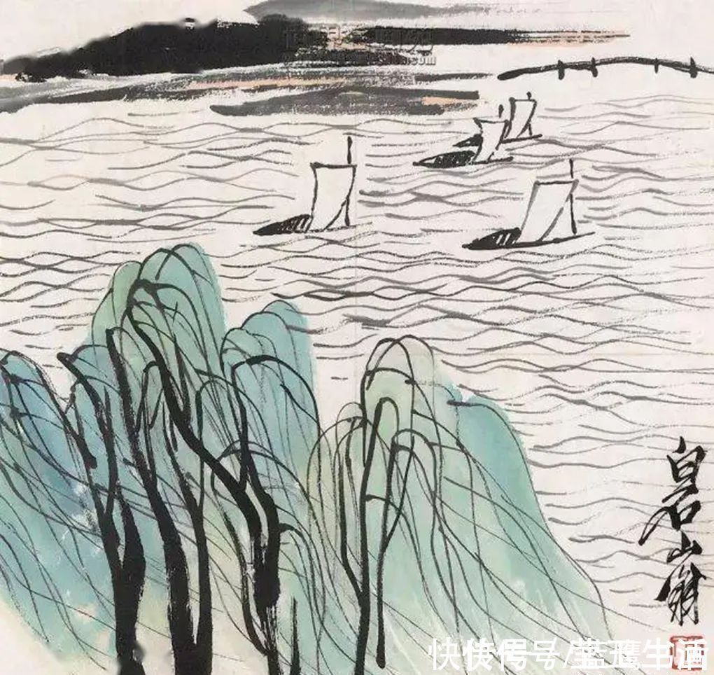 朱新建&绘画名家朱新建,喜欢创作绘画作品,又善于评论其他画家