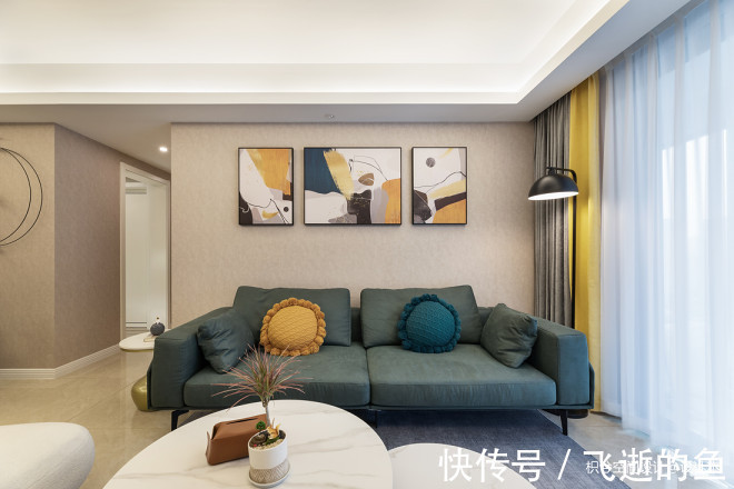 透明柜|123㎡入户透明柜面+亲子墙,超温馨!