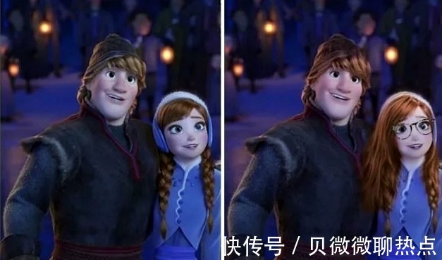 萌感|给冰雪奇缘女主开“美颜”如何本来小清新,这下变“俗颜”了!