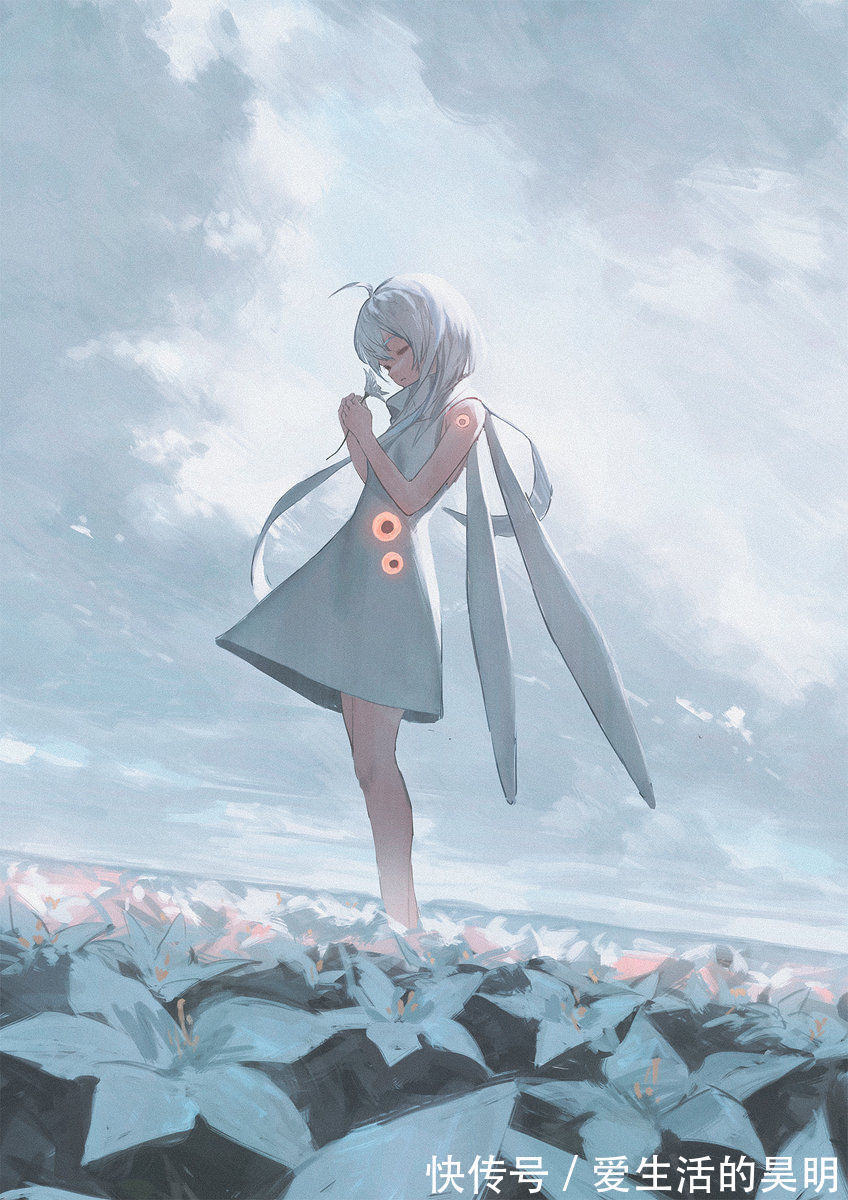 插画|故事感爆棚的动漫人物插画,画面很通透,氛围极佳