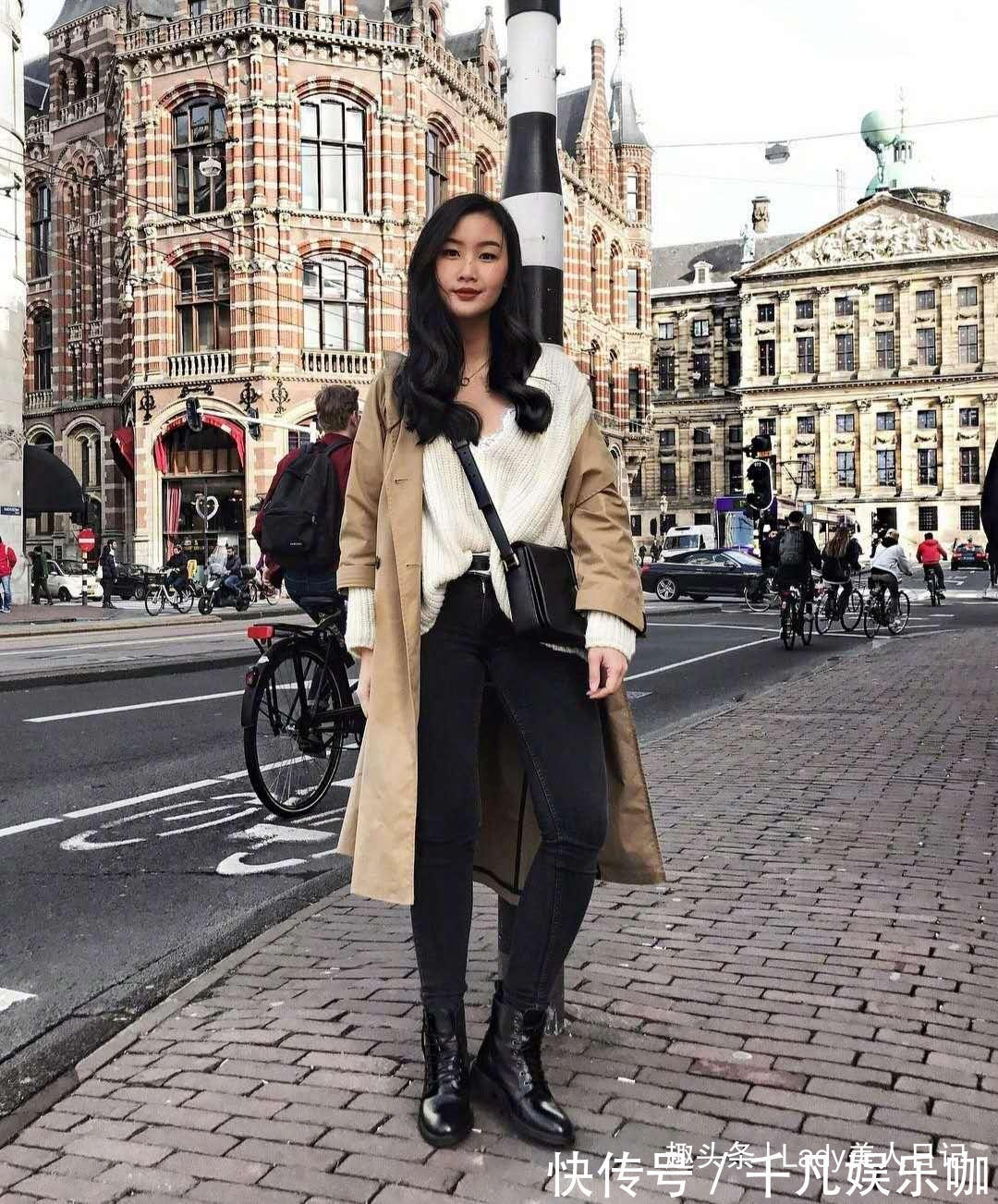 小个子 快来,显高显瘦的“长风衣/大衣”穿搭,经典实用,小个子更要看