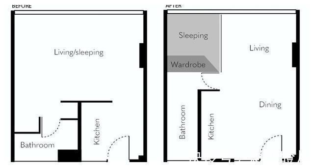 木条|24平超小户型设计，就切换一个木条隔断，空间多出了好几个