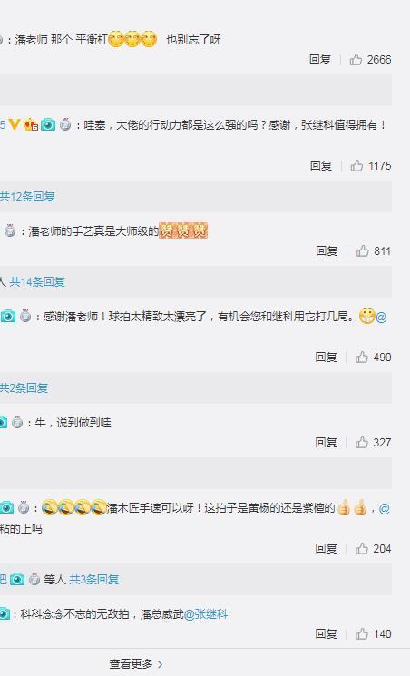 潘石屹手艺扑街何炅的话筒VS张继科的球拍,网友评价天差地别