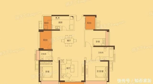 户型图|138平米的房子装修只花了14万，现代风格让人眼前一亮