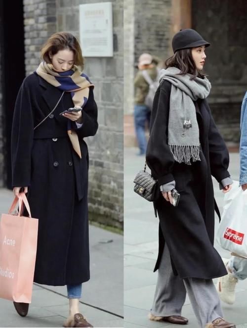 18套冬季大衣街拍，过年穿大衣就这样搭配了