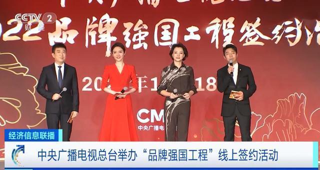 央视举办签约活动,董卿主持意料之中,龙洋出现证明自身市场定位