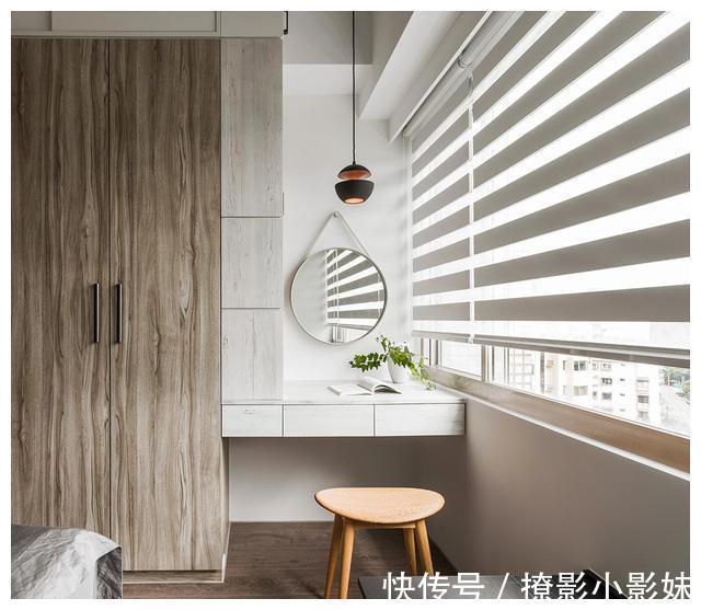 玄关|幸福退休生活！100㎡两人居，巧用45度斜角，打造开阔舒适的小家！