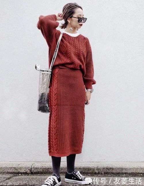 半身裙 仅156cm的她，凭什么会穿？日本素人“显高穿搭”，惊艳高级
