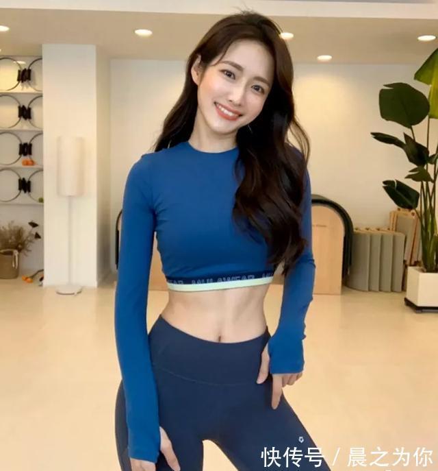 力量训练|“韩国最美腰线”姜贤京,身材曲线优雅迷人,高颜值女神太赞了!